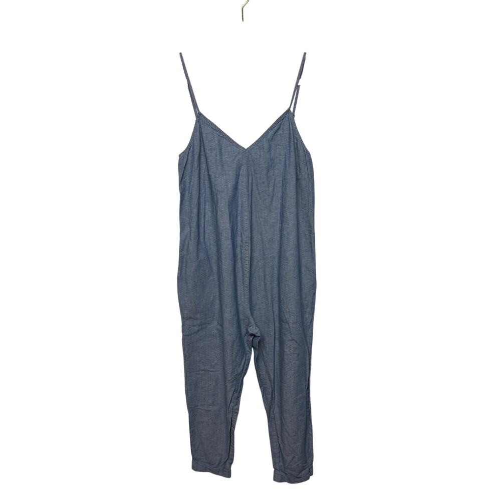 Hatch 100% Cotton Blue Jumpsuit Womens Small Relaxed Minimalist Breathable Boho